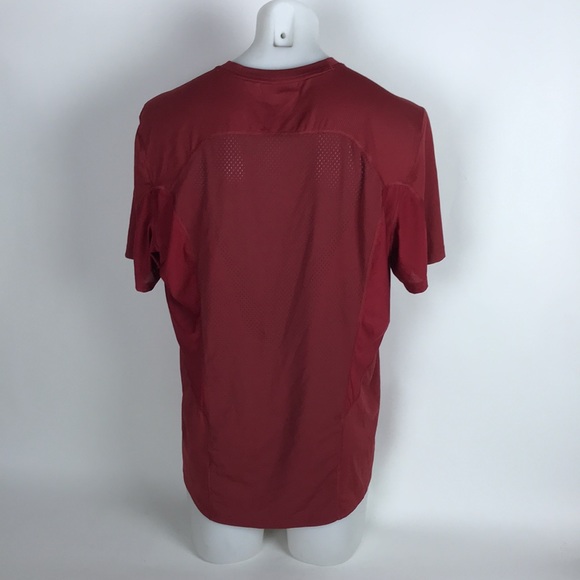 Nike Pro Dri-Fit Fitted T-Shirt mens size XL burgundy - Picture 3 of 8